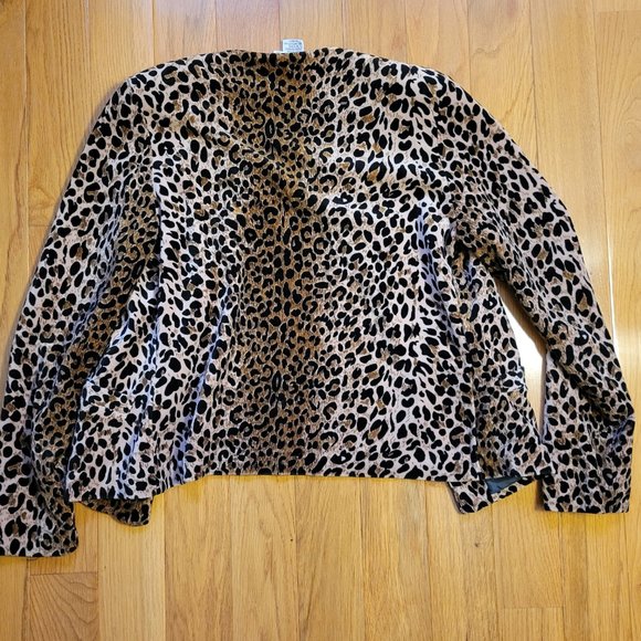Late 80's VITTADINI leopard velvet suit - Picture 2 of 4